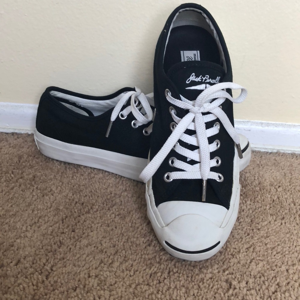 CONVERSE JACK PARCELL BLACK  | SIZE W 8